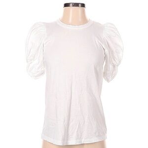 White Puff Sleeve Top